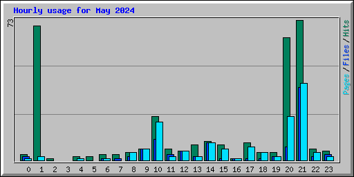 Hourly usage for May 2024