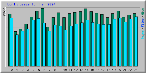 Hourly usage for May 2024