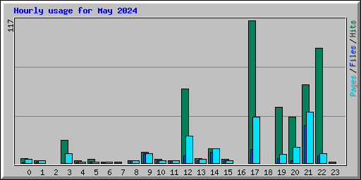 Hourly usage for May 2024